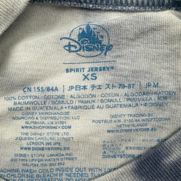 Disney Spirit Jersey Womens Extra Small Blue tie Dye Lilo Stitch Experiment 626 - Picture 7 of 12